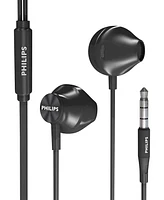 Philips Wired Earbuds with Mic, In-Ear Headphones, Ergonomic Comfort-Fit, Crystal Clear Sound, Passive Noise Isolation, Durable Cable