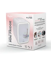 Cooluli Glow Beauty 4L Mini Fridge with Mirror Led