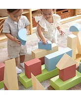 Kaplan Early Learning Jumbo Foam Colored Blocks - 36 Pieces