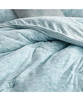 Coma Inducer Oversized King Comforter Set - Streaker - Smoke Blue