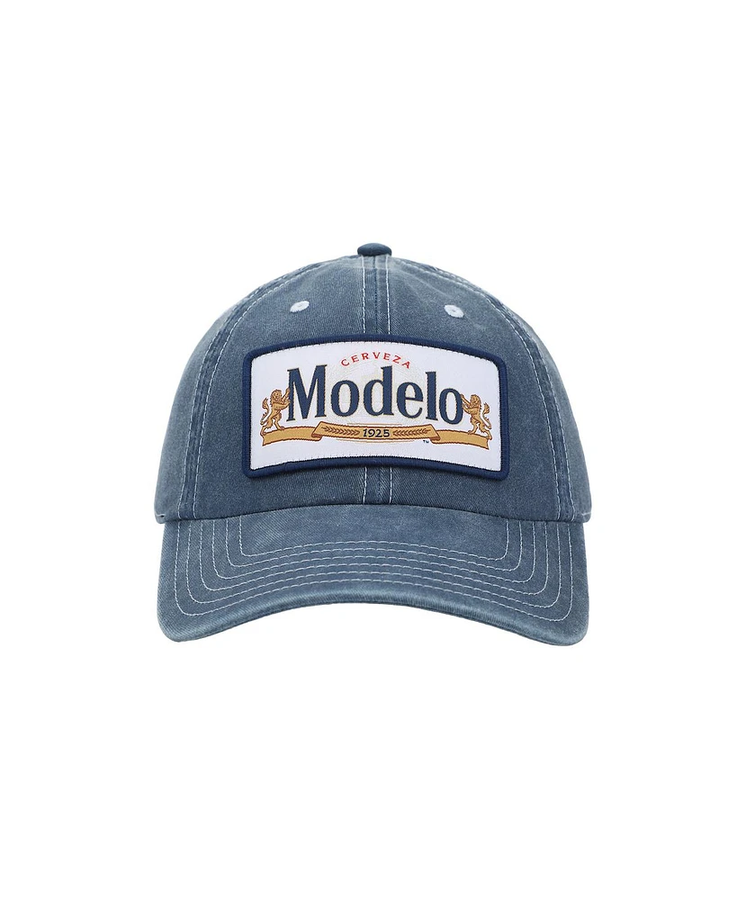 Modelo Men's Beer Label Denim Baseball Cap