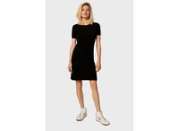 Bellemere New York Women's Merino Wool T-Shirt Dress