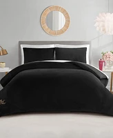 Juicy Couture Velour 3-Pc. Comforter Set