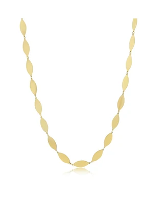 The Lovery Gold Petal Necklace 14K Gold