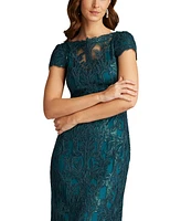 Tadashi Shoji Women's Garwood Sequin Embroidered Gown