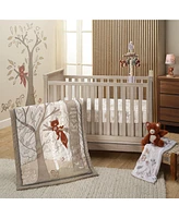 Lambs & Ivy Treetop Fox Woodland Breathable Cotton Fitted Crib/Toddler Sheet