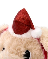 Geoffrey's Toy Box 10" Golden Retriever with Christmas Hat Plush Toy, Created for Macy's