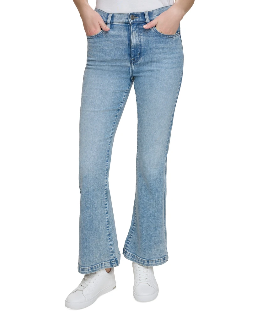 Dkny Jeans Women's High-Rise Flare-Leg