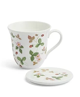 Wild Strawberry Lidded Mug