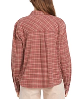 Volcom Juniors' Plaid Button-Front Shirt