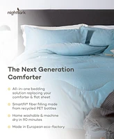 Night Lark Coverless Herringbone Comforter