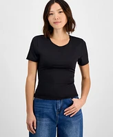 And Now This Petite Short-Sleeve Crewneck Top, Exclusively at Macy's