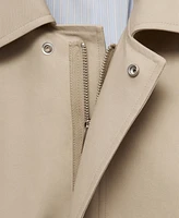 Mango Men's Pockets Detail Oversized Cotton Jacket