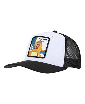 Pokemon Men's Charizard White Trucker Hat