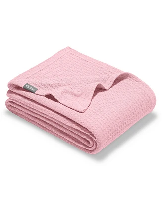 Bare Home Cotton Waffle Blanket King