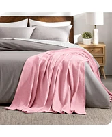 Bare Home Cotton Waffle Blanket King