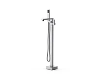 gaomon Freestanding Bathtub Faucet, Floor Mount Tub Filler,Standing Tub Faucet Handheld Shower and Swivel Mixer Spout