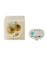 Seasonal Classic Motion Flameless Square Candle, 3x7