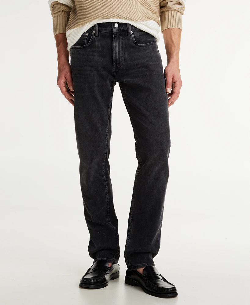 Tommy Hilfiger Men's Denton Straight Fit Clark Black Jeans