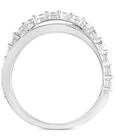 Diamond Bypass Ring (1/4 ct. t.w.) in 14k White Gold