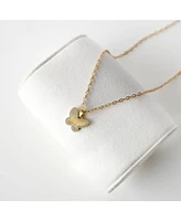 Bowood Lane Non-Tarnishing Gold Filled Dainty Chain With Butterfly Charm Necklace