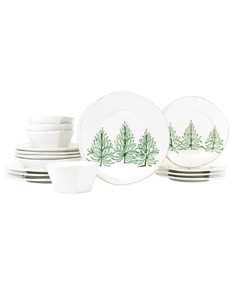 Vietri Lastra Holiday 16 Pc. Place Setting, Service for 4