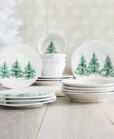 Vietri Lastra Holiday 16 Pc. Place Setting, Service for 4