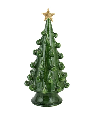 Vietri Foresta Medium Tree with Gold Star