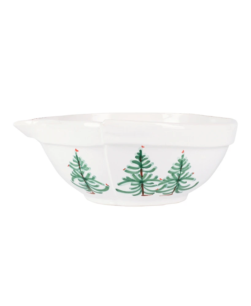 Vietri Lastra Holiday Large Mixing Bowl
