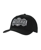 Beetlejuice Men's Movie Logo Black Snapback Hat