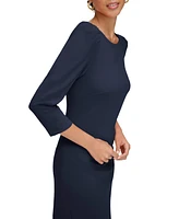 Calvin Klein Women's 3/4-Sleeve Sheath Dress