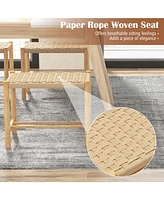 Sugift 18 Inch Dining Stool Set of 2