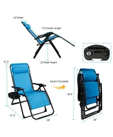 Inolait Sugift Oversize Lounge Chair with Cup Holder of Heavy Duty for outdoor