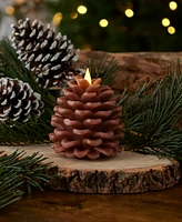 Seasonal Pinecone Flameless Candle