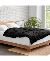 Bare Home Weighted Blanket, 25lbs (80" x 87") - Minky