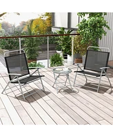 3 Pieces Patio Foldi