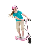 Razor E125 Kids Ride On 24V Motorized Battery Powered Electric Scooter Toy, Pink