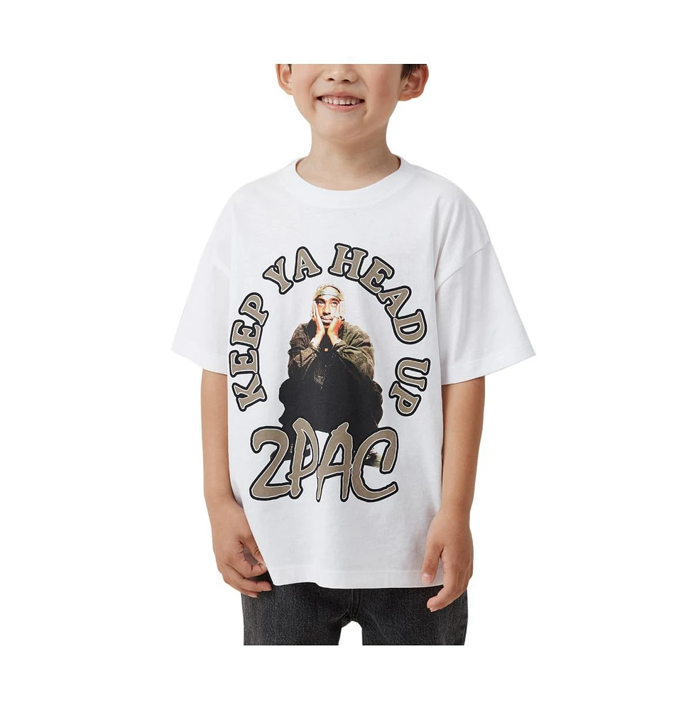 Cotton On Boys Little/Big License Drop Shoulder Short Sleeve Tee