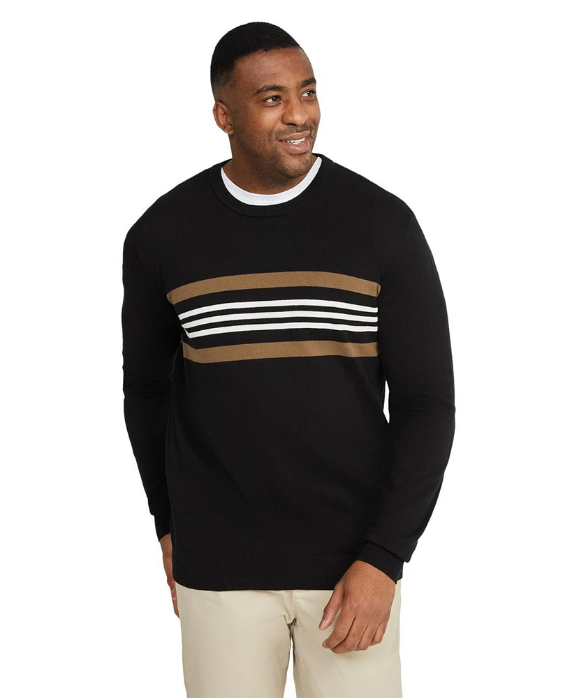 Johnny Bigg Big & Tall Tri Stripe Sweater