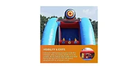 JumpOrange Knock It Off Archery Target Game Inflatable with Air Blower (Accessories Not Included) , Kids and Adults, Commercial Grade, Rental Game, Kn