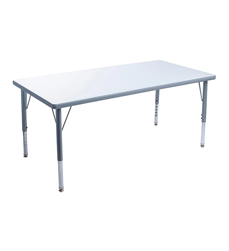Bintiva Whiteboard Activity Table Gray Edge