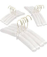 Florida Brands Padded Clothing Fabric Hangers for Women Clothing Set of 12