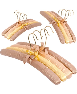Florida Brands Padded Clothing Fabric Hangers for Women Set of 12