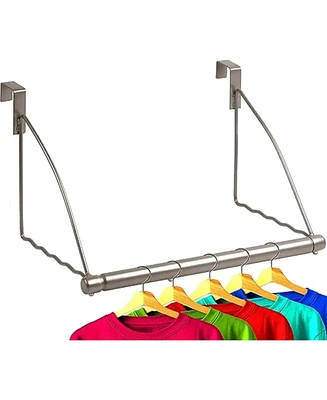 Florida Brands Over The Door Hanger Expandable Rod for Clothes, Towels.