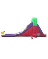 Pogo Bounce House Backyard Kids Inflatable Water Slide for Kids - Residential Backyard Inflatable Slide for Summer Fun