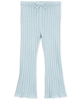 Carter's Toddler Girls Sweater-Knit Cotton Pull-On Flare Pants