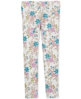 Carter's Little & Big Girls Cotton-Blend Floral-Print Leggings