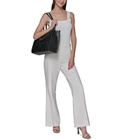 Karl Lagerfeld Paris Savoie Large Leather Tote