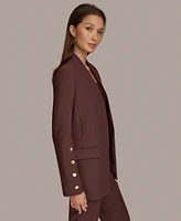 Donna Karan New York Women's Button-Sleeve Blazer