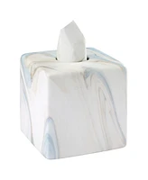 Avanti Waves Ceramic Tissue Box Cover